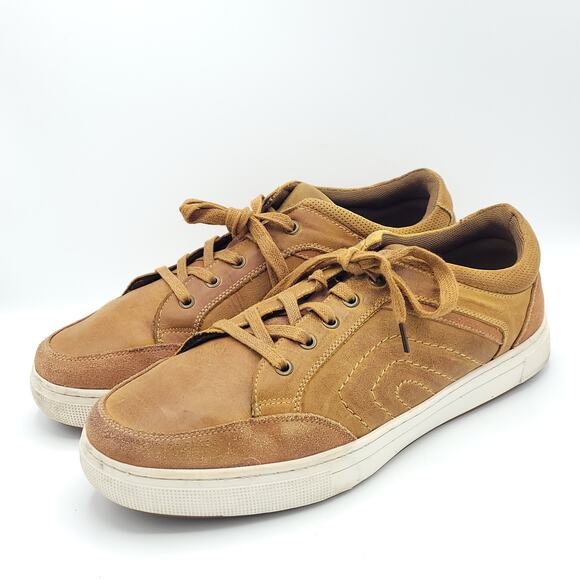 Propet Kellen MCA062LTAN tan BrownLeather Men's Size 12 wide